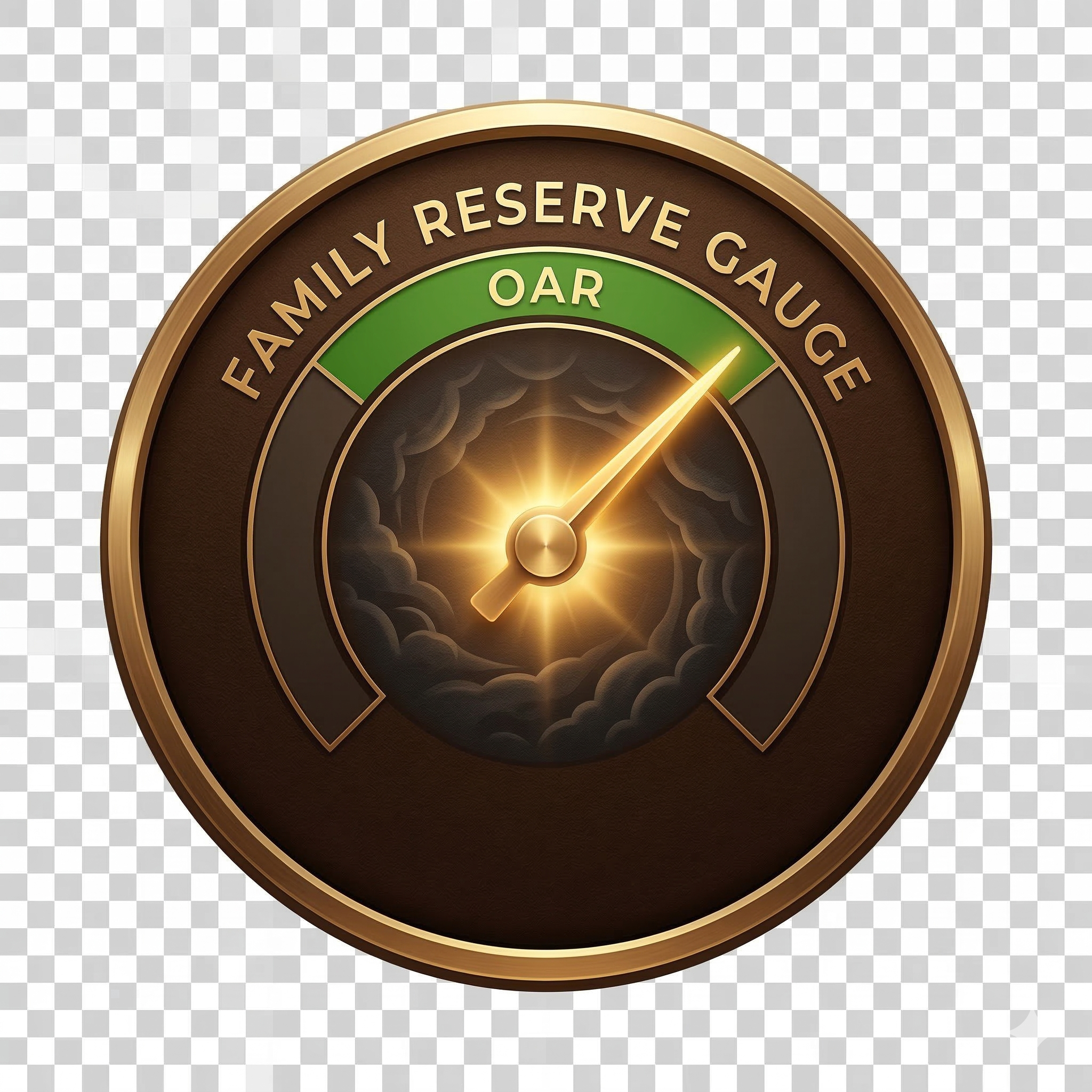 Family Reserve Gauge — Rescue Reserve logo